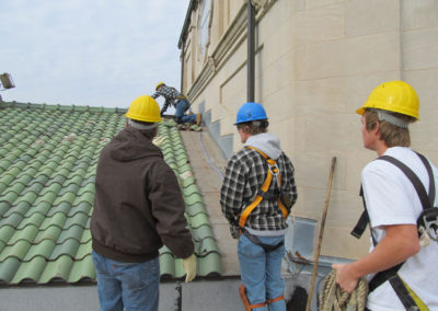 Green Tile Roof