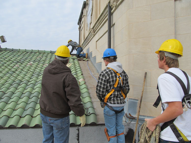 Slate Tile Roof Repair