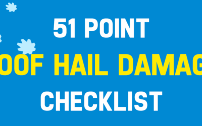 51-Point Checklist to Spot Roof Hail Damage