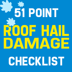 Roof Hail Damage Inspection