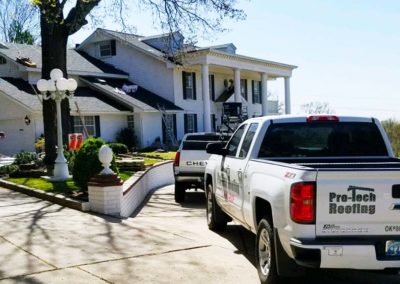 Tulsa Roofing Project Under Construction