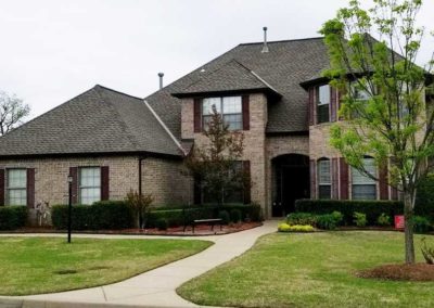 Roof Shingles on Two-story Home