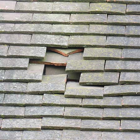 Broken Roof Tiles