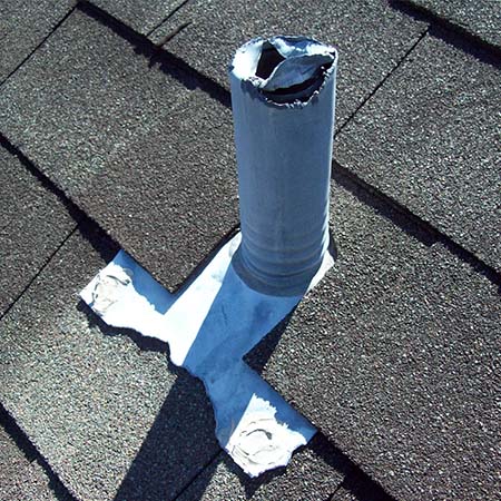 Pipe Vent Damage