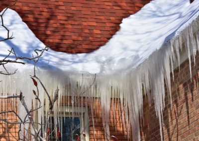 Ice Dam at Eaves & Valleys