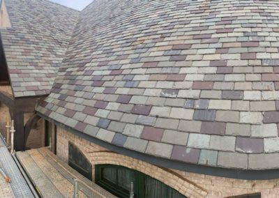 Vermont Slate Tri-color Tile Roofing