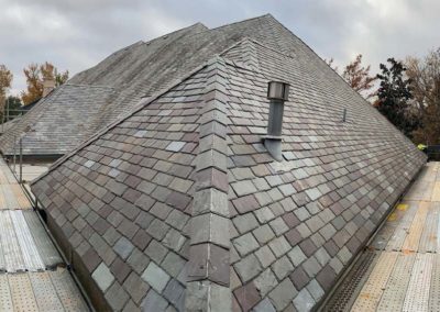 Vermont Slate Tri-color Tile Roofing