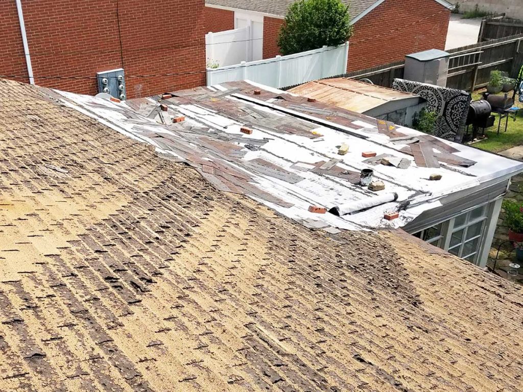 Worn Out Roof Shingles Replaced With Architectural Shingles Wow