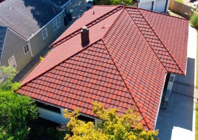 Boral Stone Coated Steel Roofing Tile Red