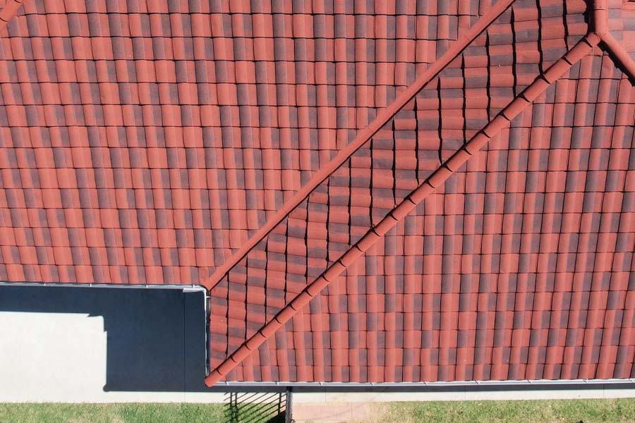 Boral Stone Coated Steel Roofing Tile Red