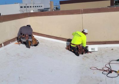 Roofers Installing TPO