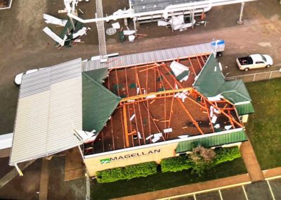 Roof Torn off Commercial Metal Building in Oklahoma