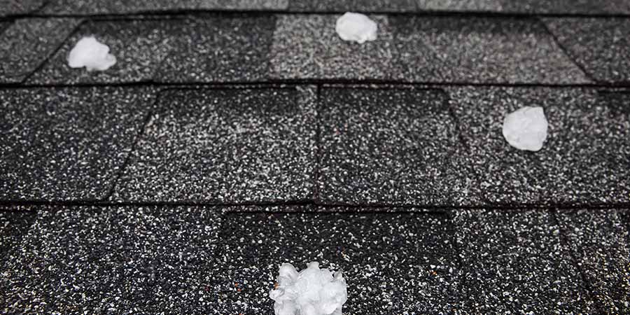 shingle hail stones