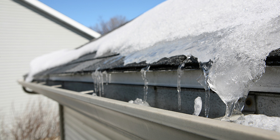 roof in winter