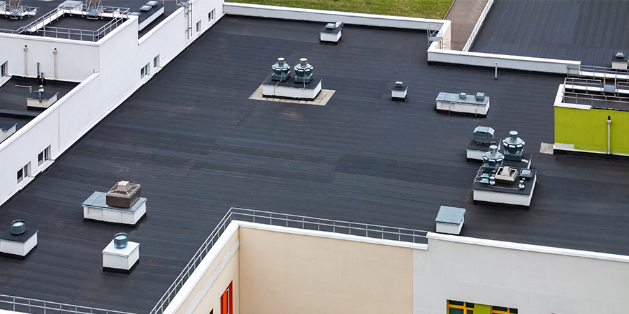 commercial bur roof