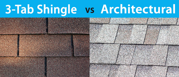 3-Tab Shingles vs. Architectural Shingles