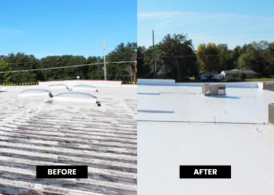 Before and After TPO Roof