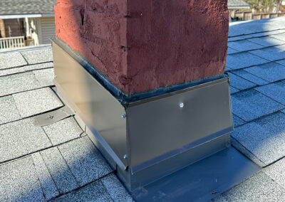 After Roofing Asphalt Shingle Chimney House Tulsa
