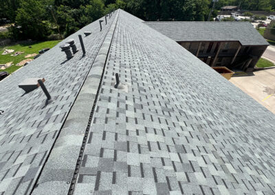 After Roofing Asphalt Shingle Commercial Apartment Tulsa