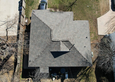 After Roofing Asphalt Shingle House Tulsa