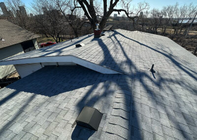 After Roofing Asphalt Shingle House Tulsa