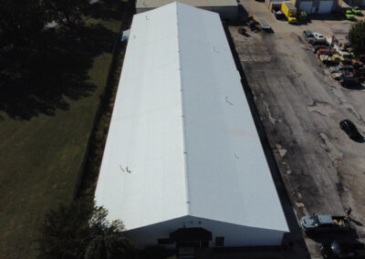 After Tulsa Metal To TPO Membrane Roofing Retrofit